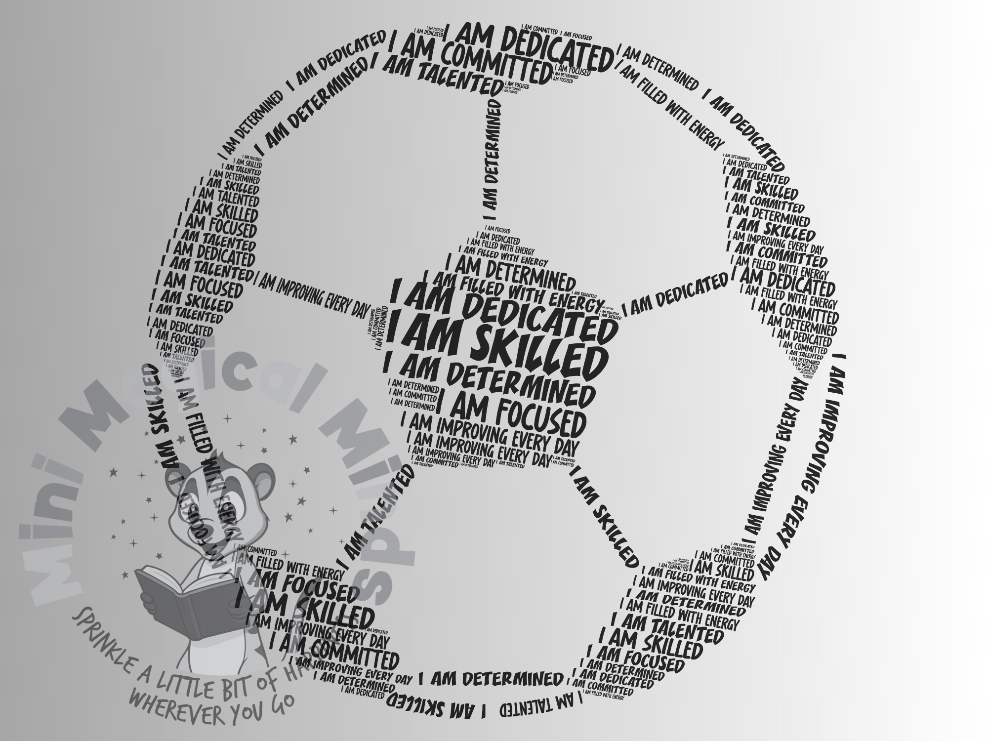 Football Positive Affirmatins Image. PDF Files.