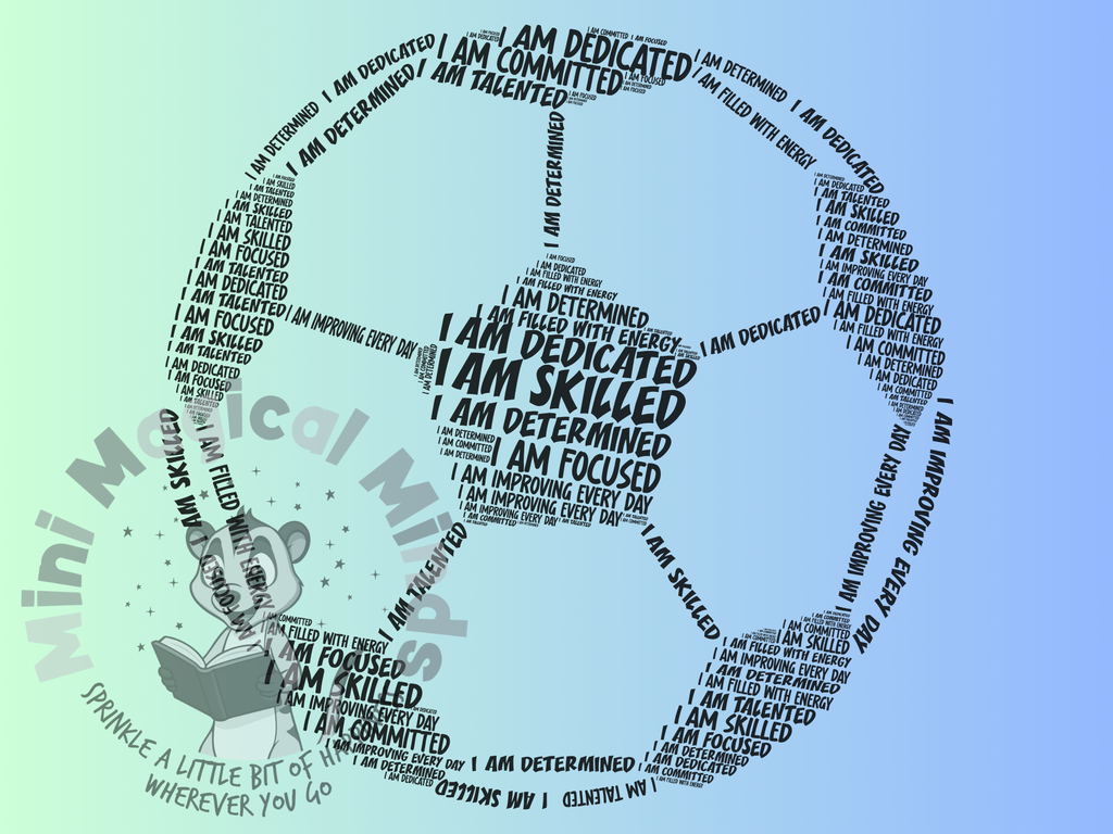 Football Positive Affirmatins Image. PDF Files.