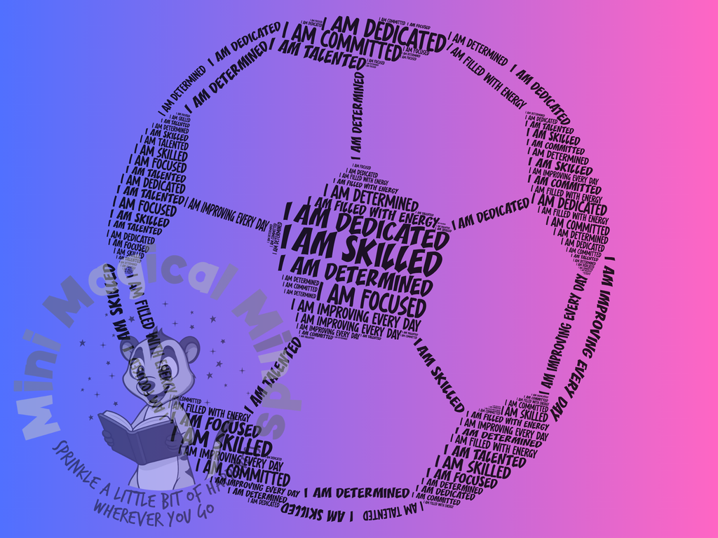 Football Positive Affirmatins Image. PDF Files.