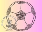 Football Positive Affirmatins Image. PDF Files.
