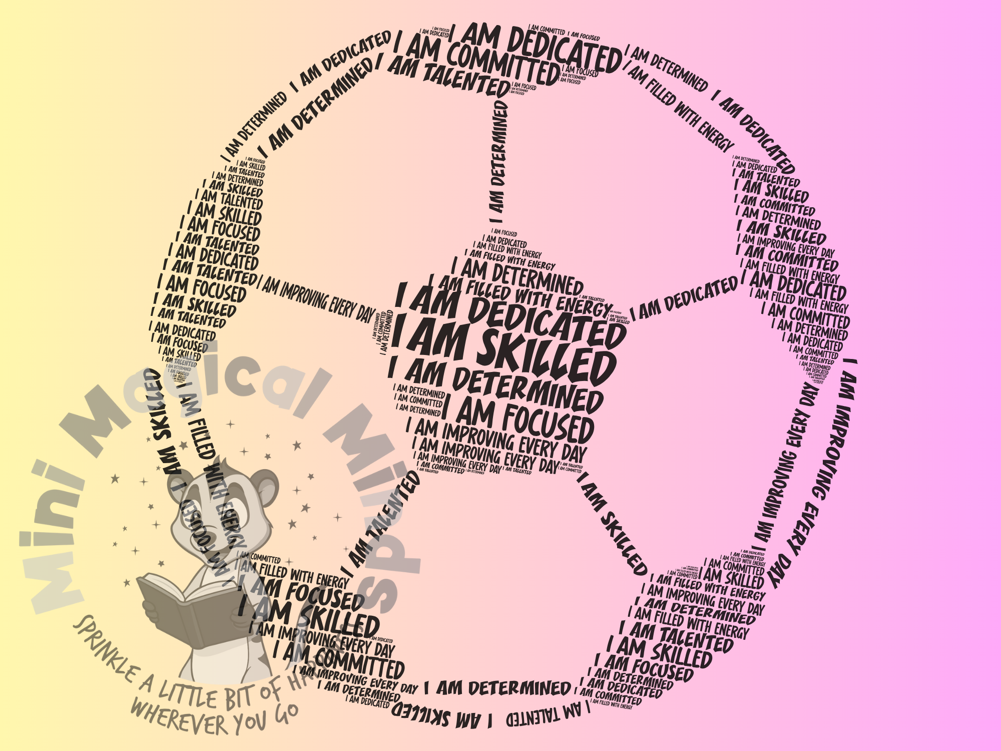 Football Positive Affirmatins Image. PDF Files.
